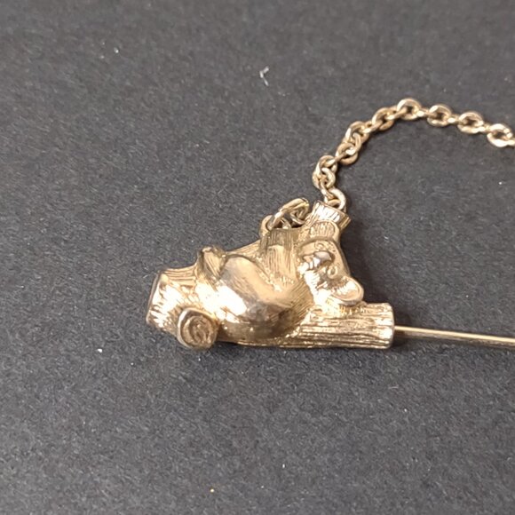 Gold Tone Koala Bear Stick Pin - Picture 3 of 10